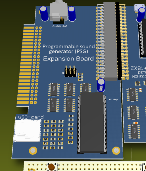 PSG for ZX81+35 REV 1.3 3D PREVIEW.png