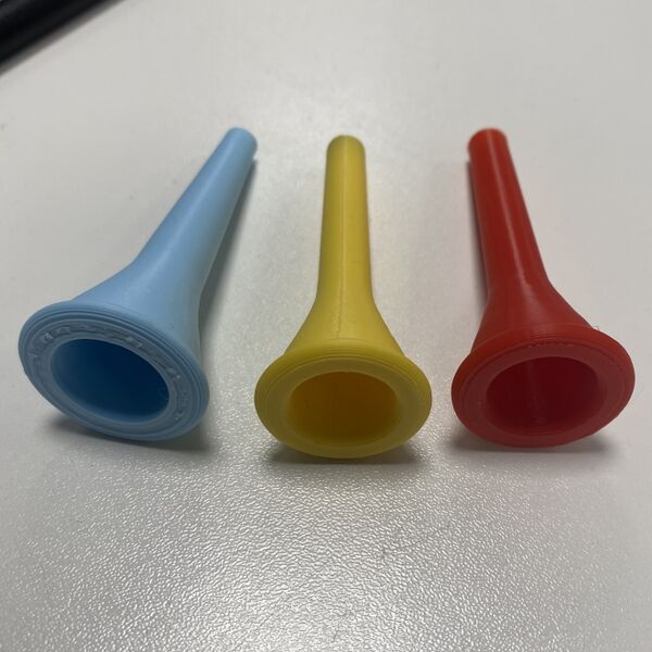 File:3d printed French Horn mouthpieces rims.jpg